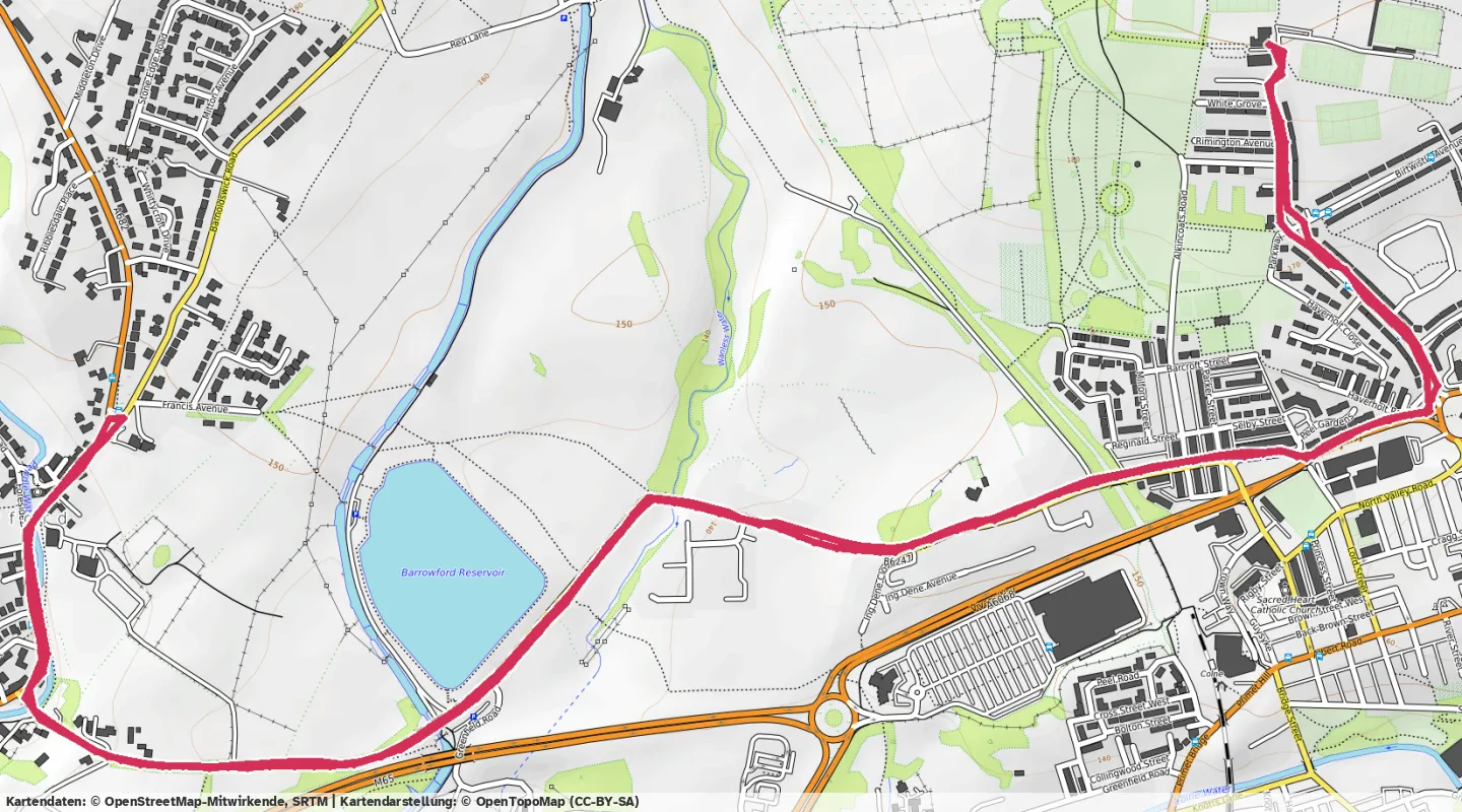 Route map for 🏃‍♂️ ⏰00:48:48 📏7.53km ⏱️6:28/km 🛫113m ❤️‍🔥158bpm 🧁702Kcal