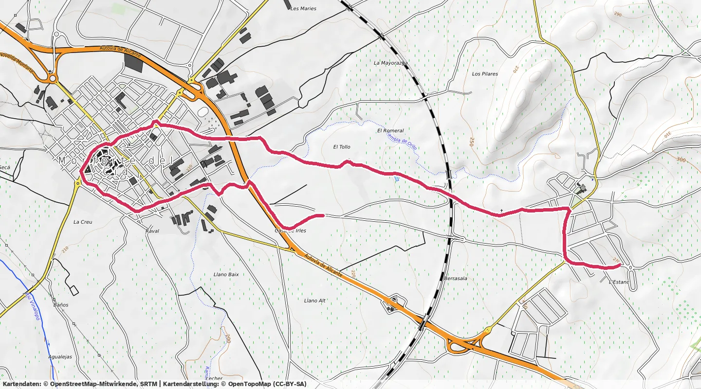 Route map for 🏃‍♂️ ⏰00:41:15 📏7.42km ⏱️5:33/km 🛫19m 🧁641Kcal