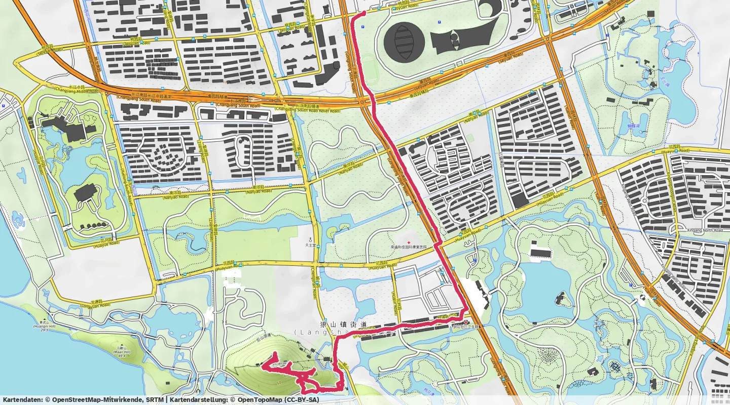Route map for 🏃‍♂️ ⏰01:01:52 📏5.4km ⏱️11:27/km 🛫161m 🧁365Kcal