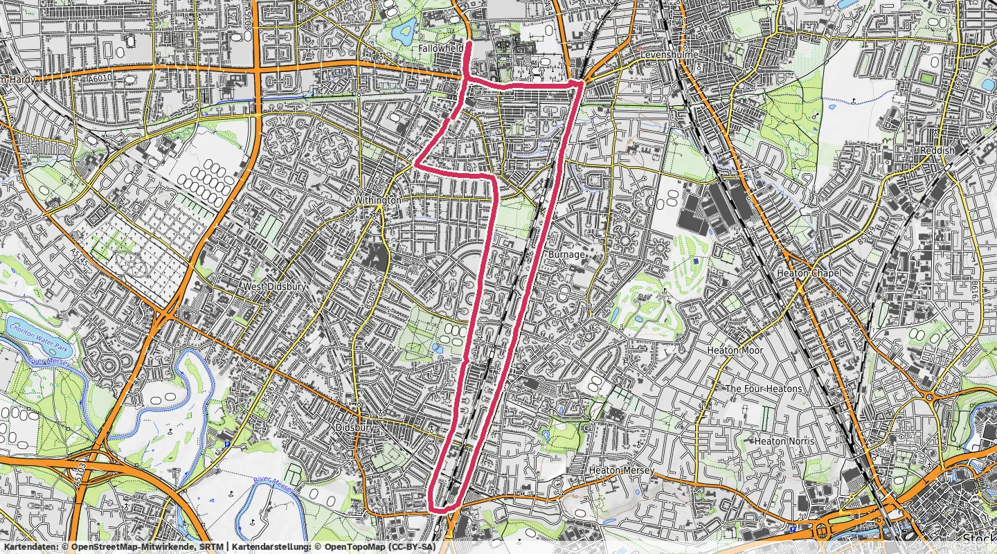 Route map for 🏃‍♂️ ⏰00:57:52 📏10.05km ⏱️5:45/km 🛫61m 🧁1,006Kcal