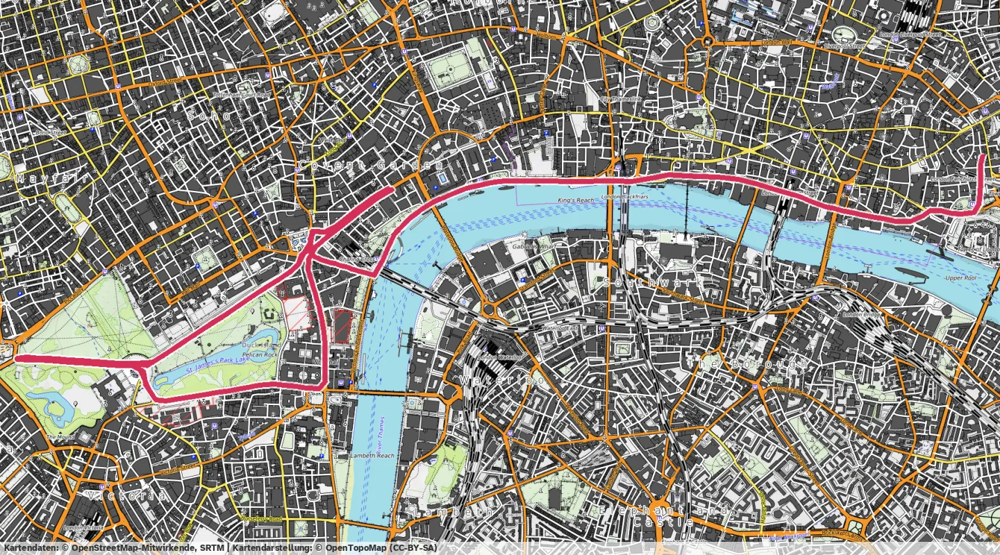 Route map for 🚴‍♂️ ⏰00:30:18 📏13.48km 🛫52m ❤️‍🔥128bpm 🪫99W 🧁179Kcal