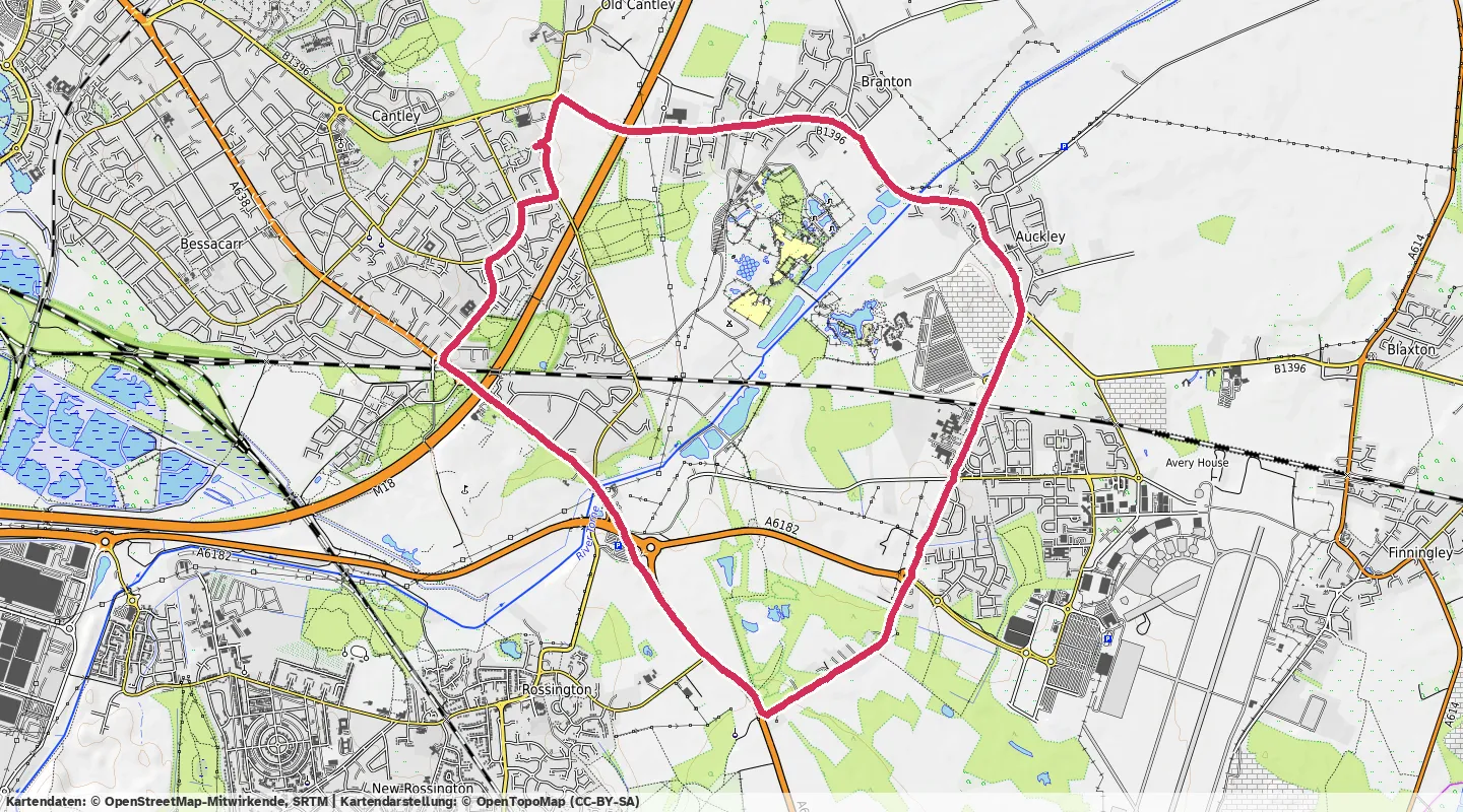 Route map for 🏃‍♂️ ⏰01:01:26 📏10.85km ⏱️5:39/km 🛫65m 🧁1,084Kcal