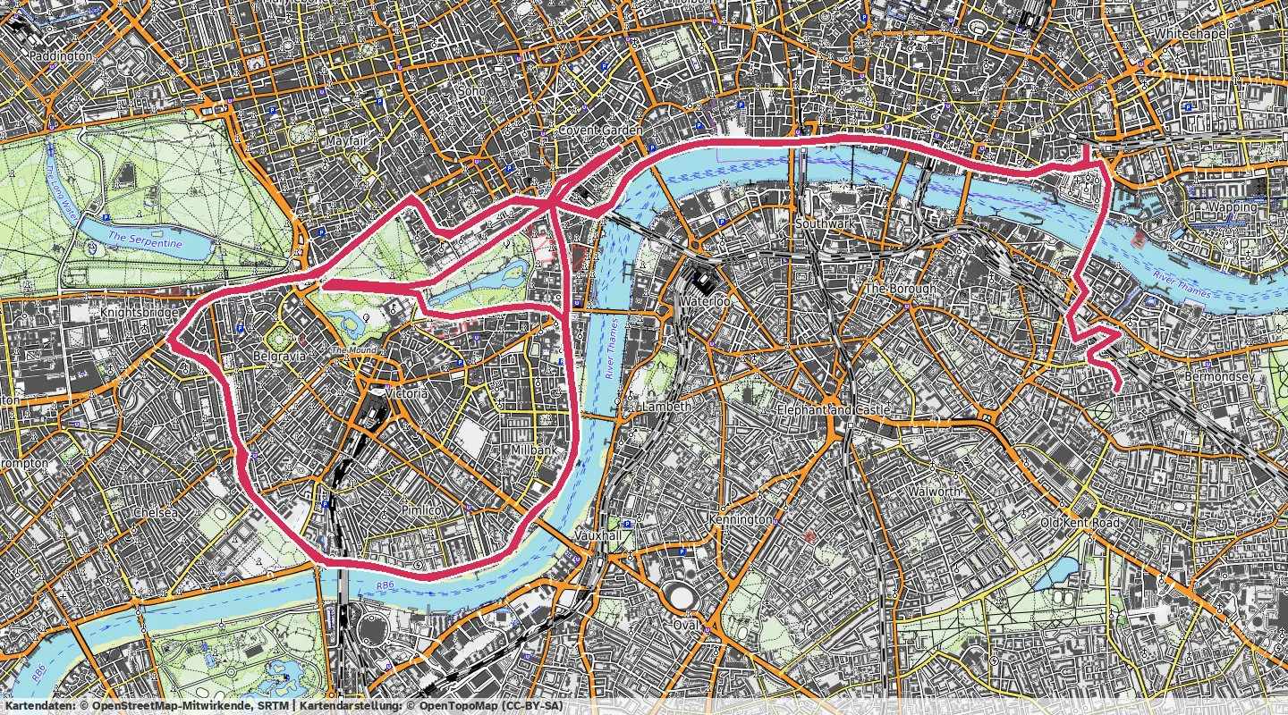 Route map for 🚴‍♂️ ⏰00:57:23 📏32.84km 🛫148m ❤️‍🔥147bpm 🪫154W 🧁519Kcal