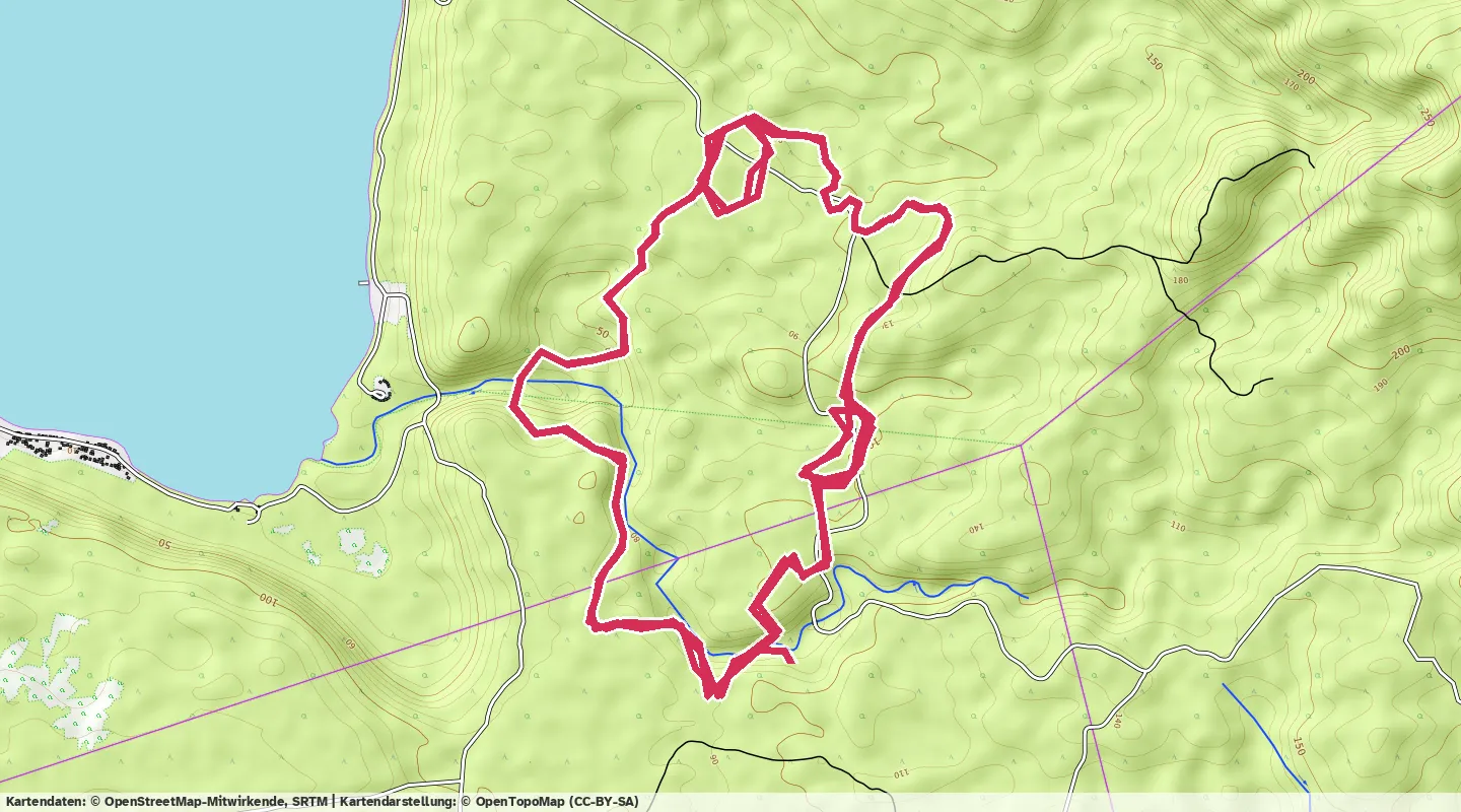Route map for 🚴‍♂️ ⏰01:00:22 📏28.13km 🛫183m ❤️‍🔥129bpm 🪫149W 🧁527Kcal