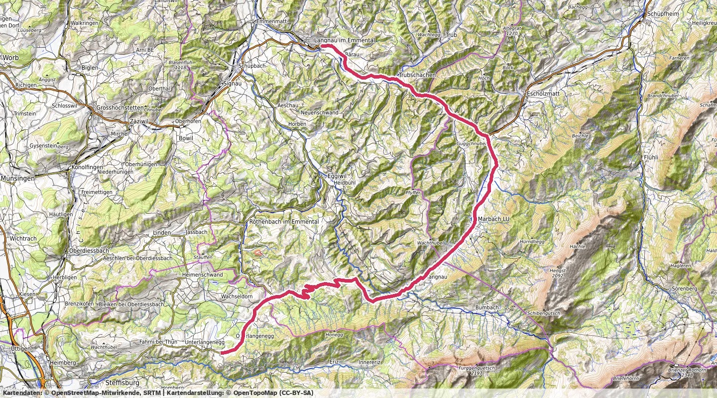 Route map for 🚴‍♂️ ⏰01:09:18 📏36.76km 🛫443m ❤️‍🔥113bpm 🪫209W 🧁870Kcal