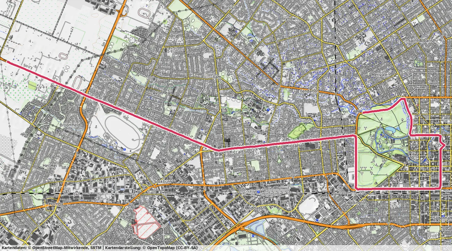 Route map for 🚴‍♂️ ⏰00:30:42 📏15.8km 🛫40m ❤️‍🔥160bpm 🪫165W 🧁291Kcal