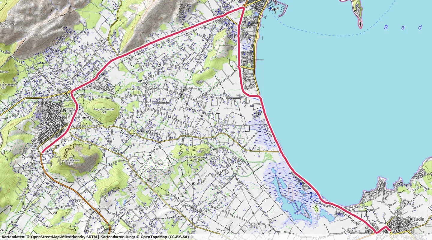 Route map for 🚴‍♂️ ⏰00:28:35 📏15.12km 🛫16m ❤️‍🔥142bpm 🪫134W 🧁220Kcal