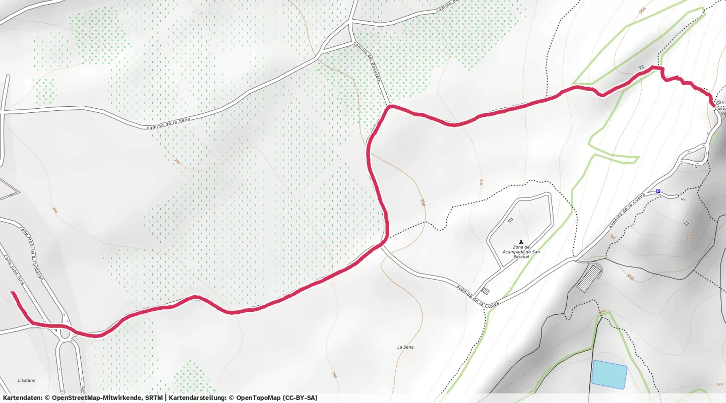 Route map for 🚶‍♂️‍➡️ ⏰00:30:45 📏2.22km 🛫120m 🧁187Kcal