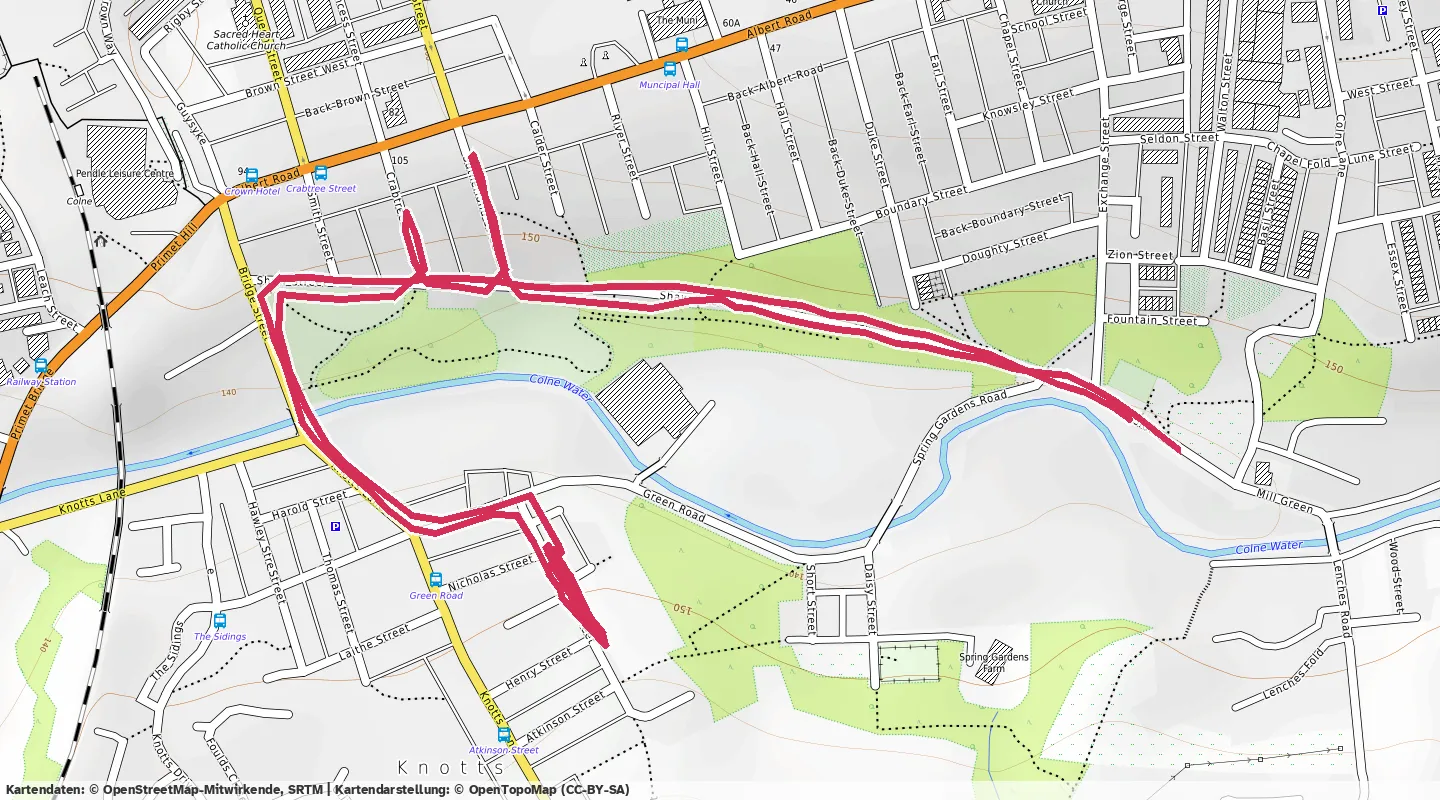 Route map for 🏃‍♂️ ⏰00:29:34 📏5.1km ⏱️5:47/km 🛫236m ❤️‍🔥166bpm 🧁640Kcal