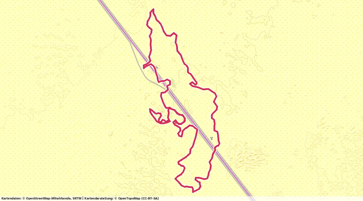 Route map for 🚴‍♂️ ⏰01:35:41 📏50.71km 🛫330m ❤️‍🔥159bpm 🪫201W 🧁1,153Kcal