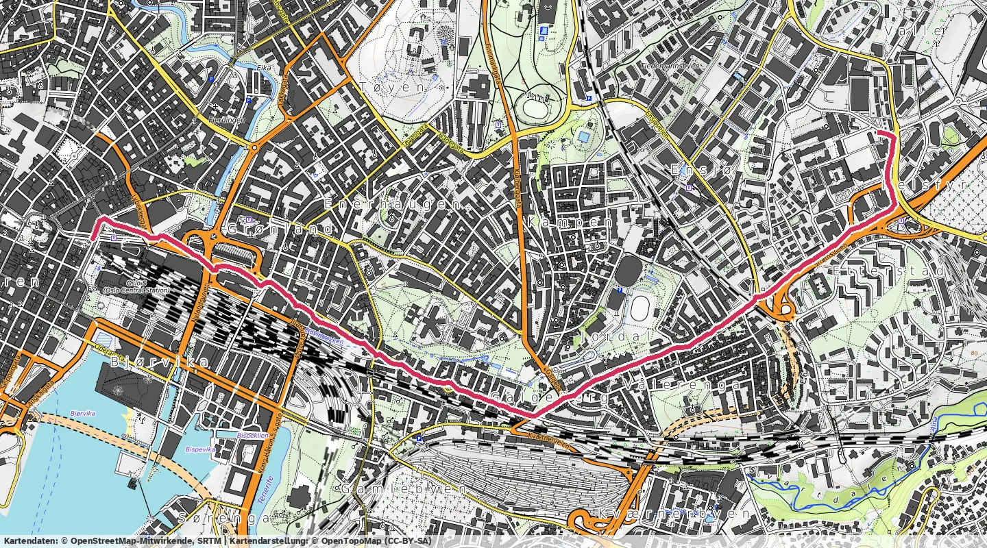 Route map for 🏃‍♂️ ⏰00:15:38 📏3.62km ⏱️4:18/km 🛫19m 🧁297Kcal