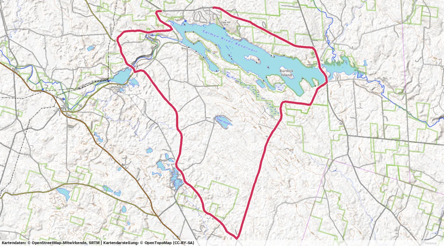 Route map for 🚴‍♂️ ⏰01:25:35 📏40.4km 🛫379m ❤️‍🔥140bpm 🪫145W 🧁712Kcal