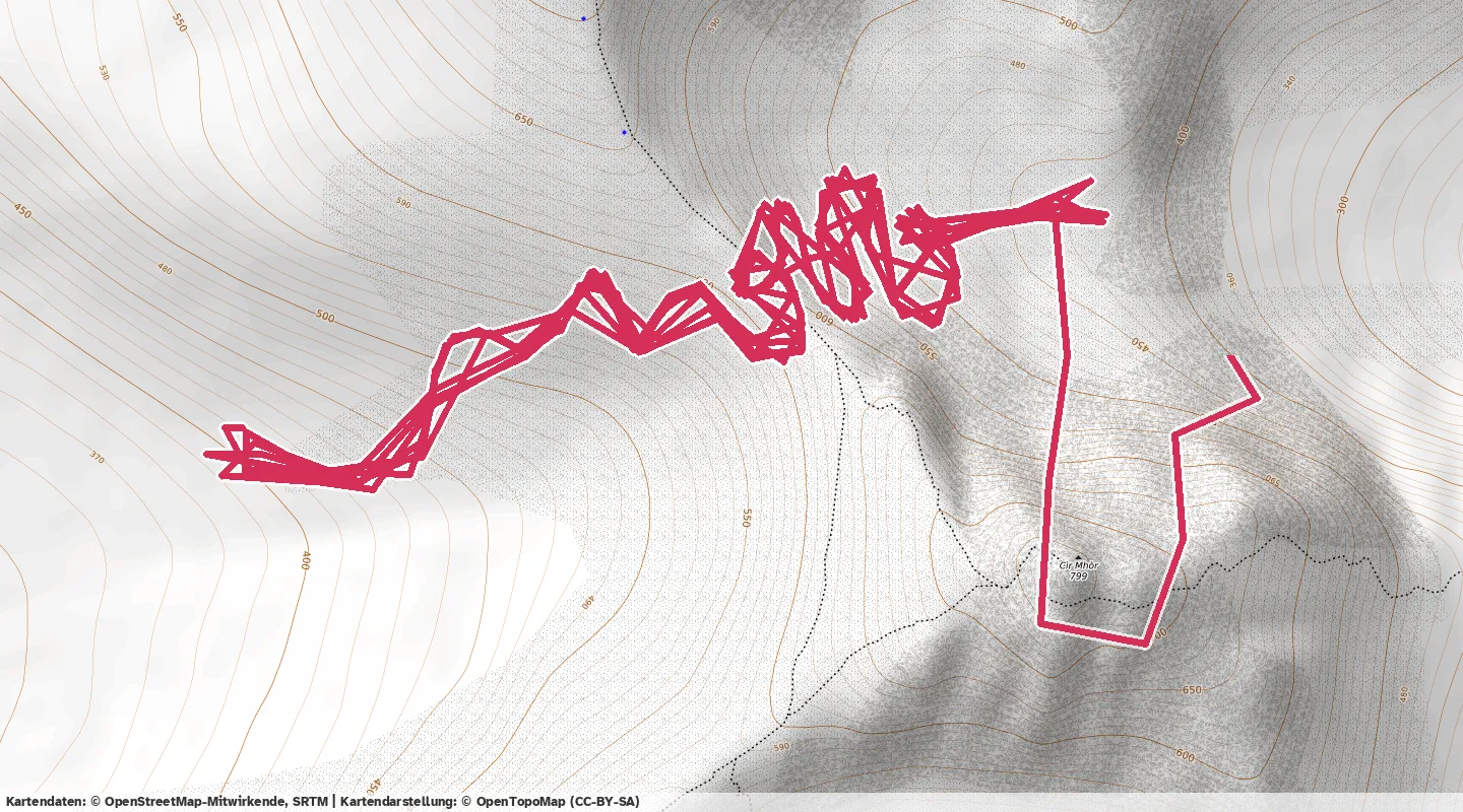 Route map for 🚴‍♂️ ⏰00:45:37 📏21.96km 🛫372m ❤️‍🔥172bpm 🪫228W 🧁636Kcal