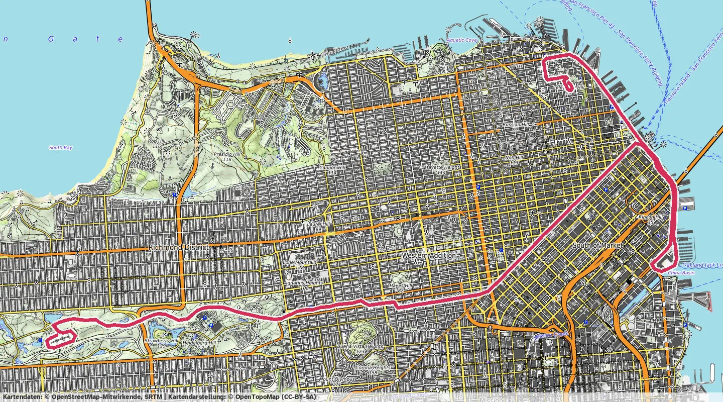 Route map for 🚴‍♂️ ⏰00:46:15 📏19.19km 🛫152m ❤️‍🔥140bpm 🪫154W 🧁476Kcal