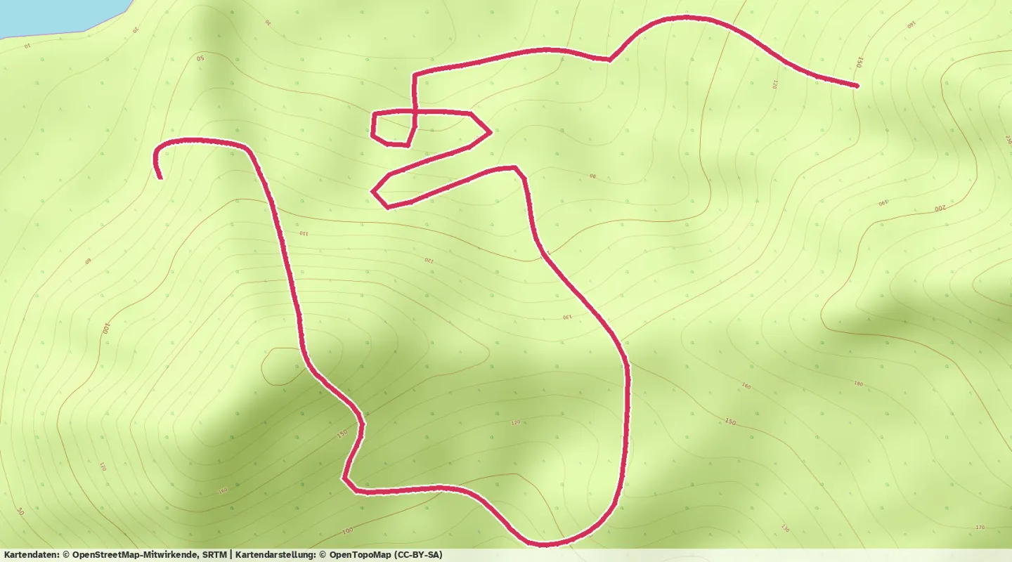 Route map for 🚴‍♂️ ⏰00:10:04 📏4.36km 🛫52m ❤️‍🔥120bpm 🪫138W 🧁80Kcal
