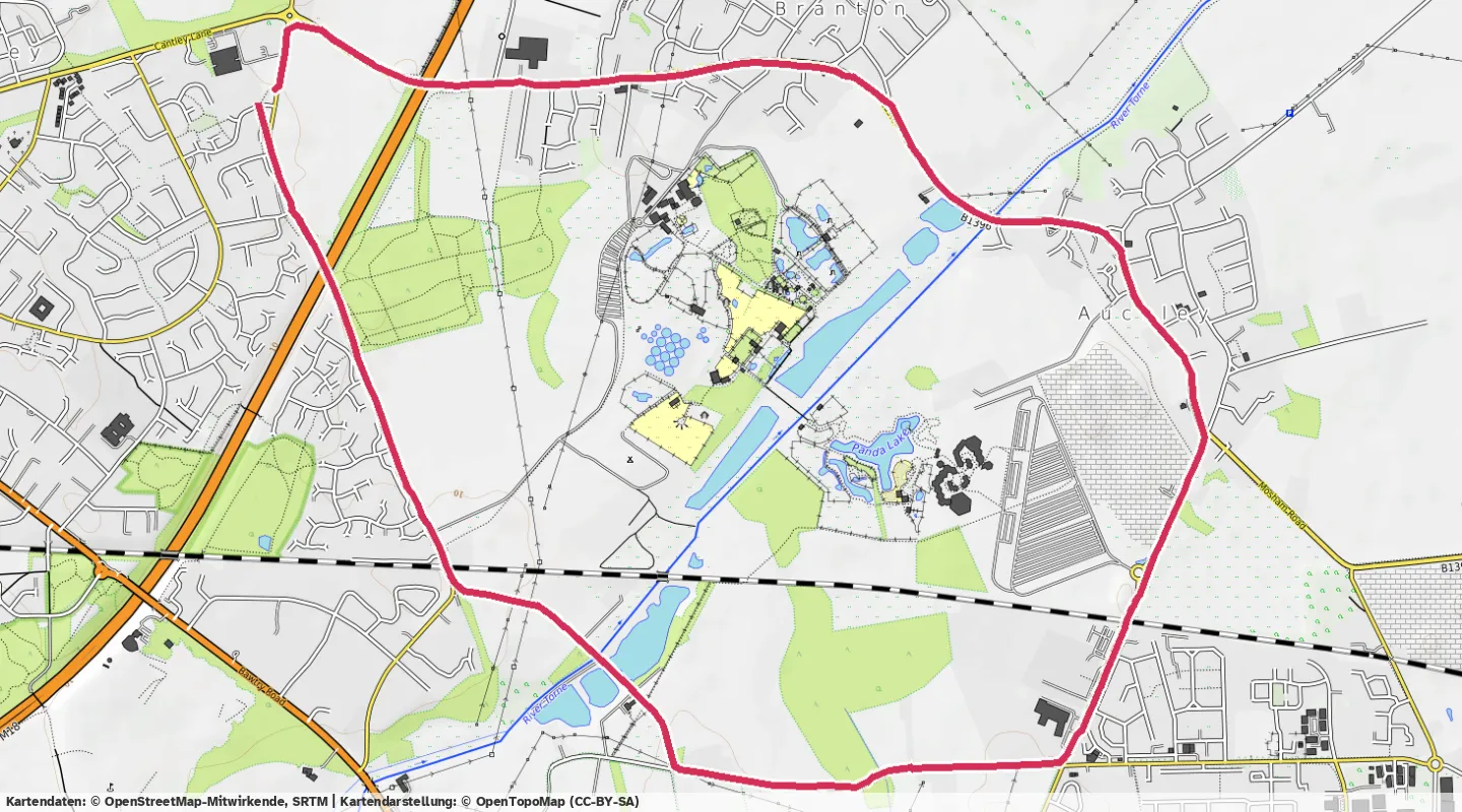 Route map for 🏃‍♂️ ⏰00:44:38 📏8km ⏱️5:34/km 🛫53m 🧁797Kcal