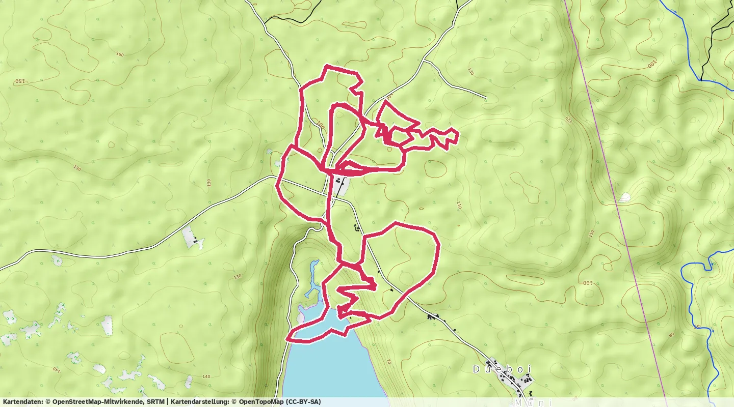 Route map for 🚴‍♂️ ⏰00:42:35 📏24.6km 🛫168m ❤️‍🔥174bpm 🪫191W 🧁541Kcal
