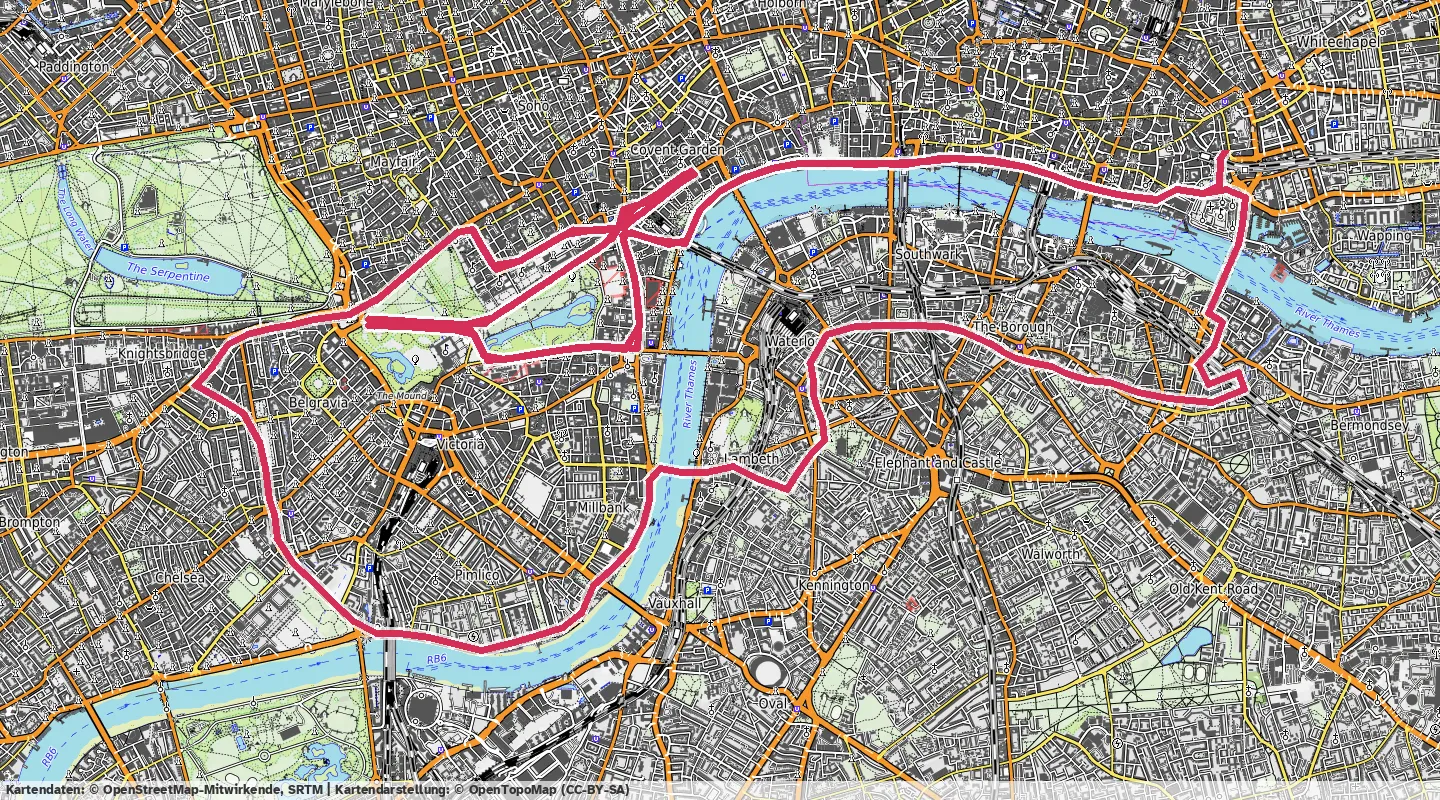 Route map for 🚴‍♂️ ⏰01:00:17 📏34.26km 🛫170m ❤️‍🔥141bpm 🪫175W 🧁606Kcal