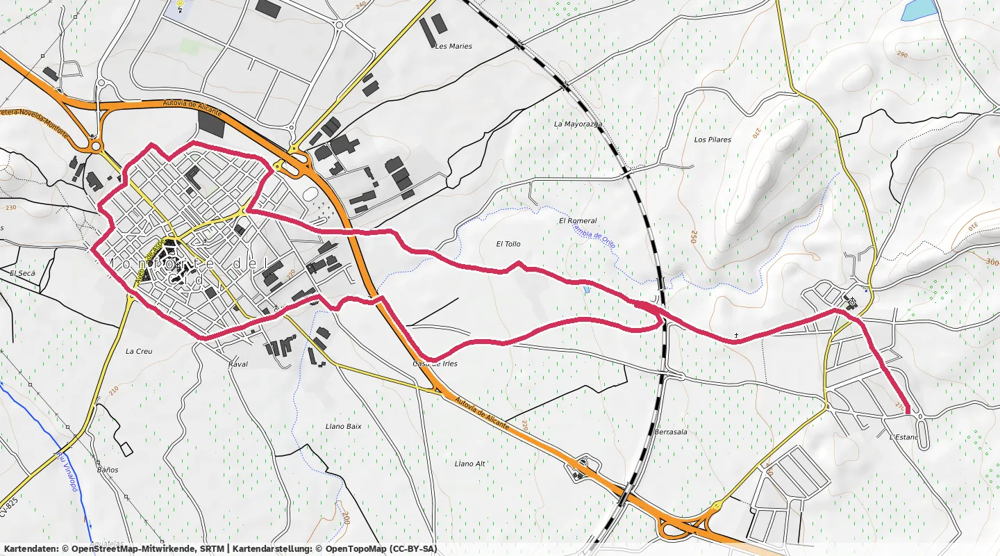 Route map for 🏃‍♂️ ⏰00:55:17 📏10.09km ⏱️5:28/km 🛫48m 🧁885Kcal
