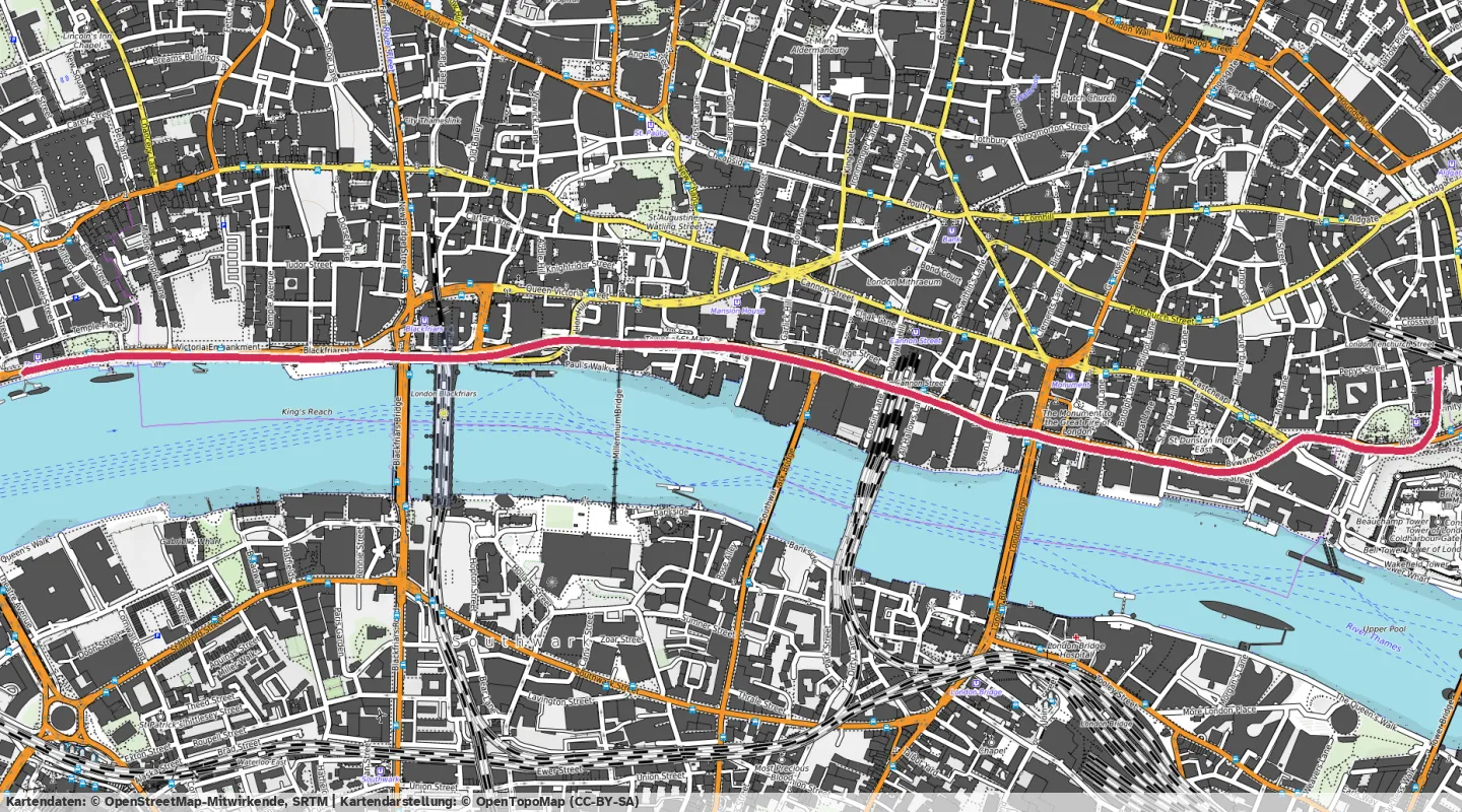 Route map for 🚴‍♂️ ⏰00:05:45 📏2.89km 🛫18m ❤️‍🔥142bpm 🪫142W 🧁61Kcal