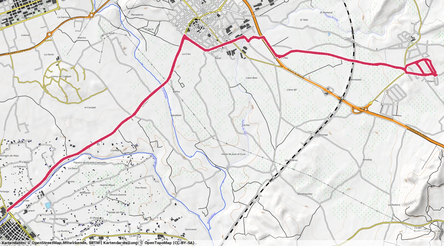 Route map for 🚴‍♂️ ⏰00:45:46 📏19.53km 🛫98m 🪫118W 🧁361Kcal