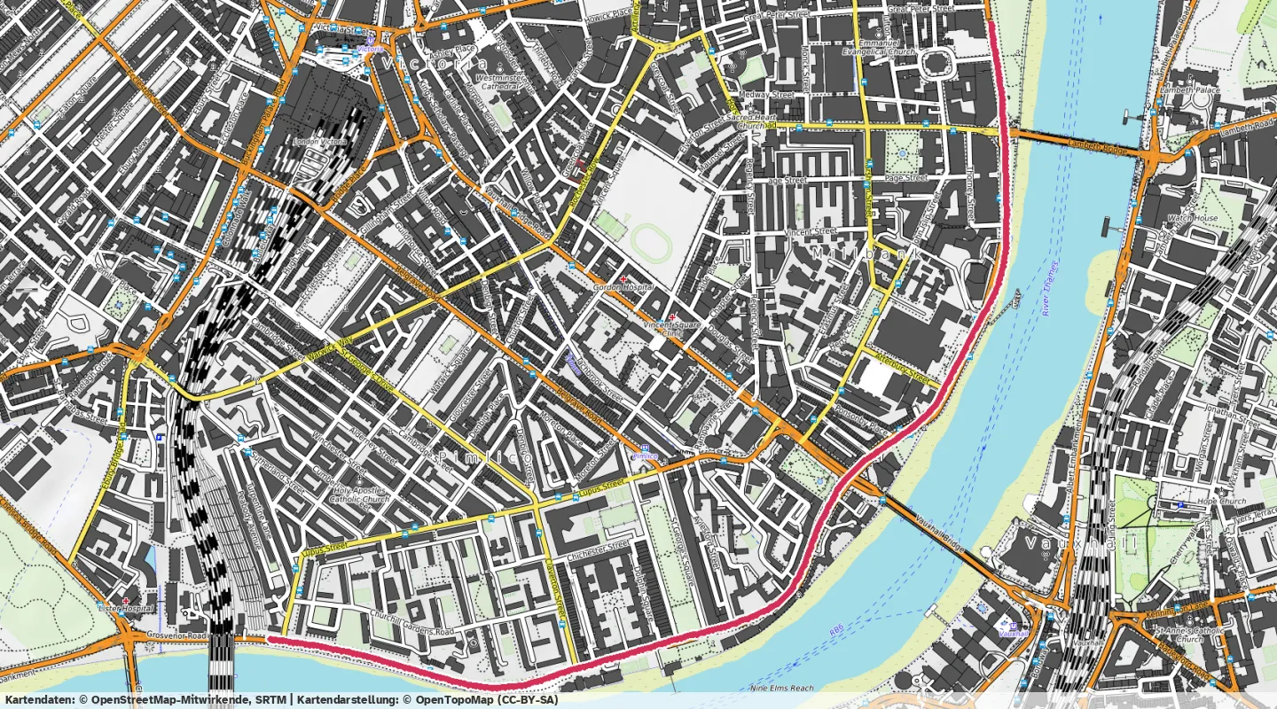 Route map for 🚴‍♂️ ⏰00:05:02 📏2.37km ❤️‍🔥116bpm 🪫102W 🧁29Kcal
