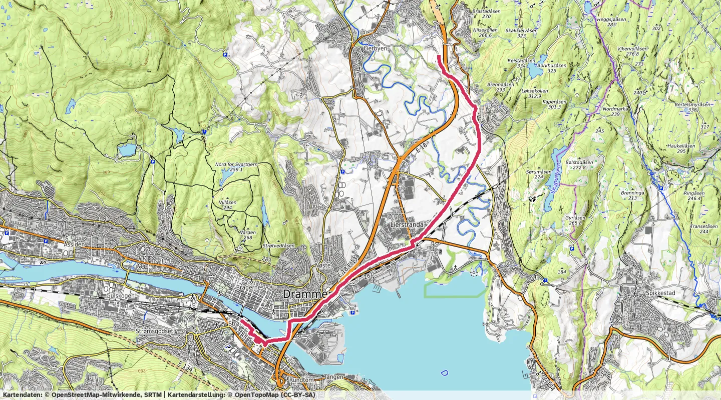 Route map for 🏃‍♂️ ⏰00:43:37 📏9.3km ⏱️4:41/km 🛫11m 🧁812Kcal