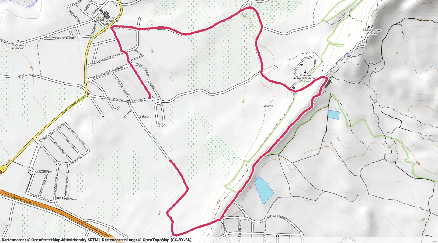 Route map for 🏃‍♂️ ⏰00:28:30 📏5.02km ⏱️5:40/km 🛫79m 🧁457Kcal