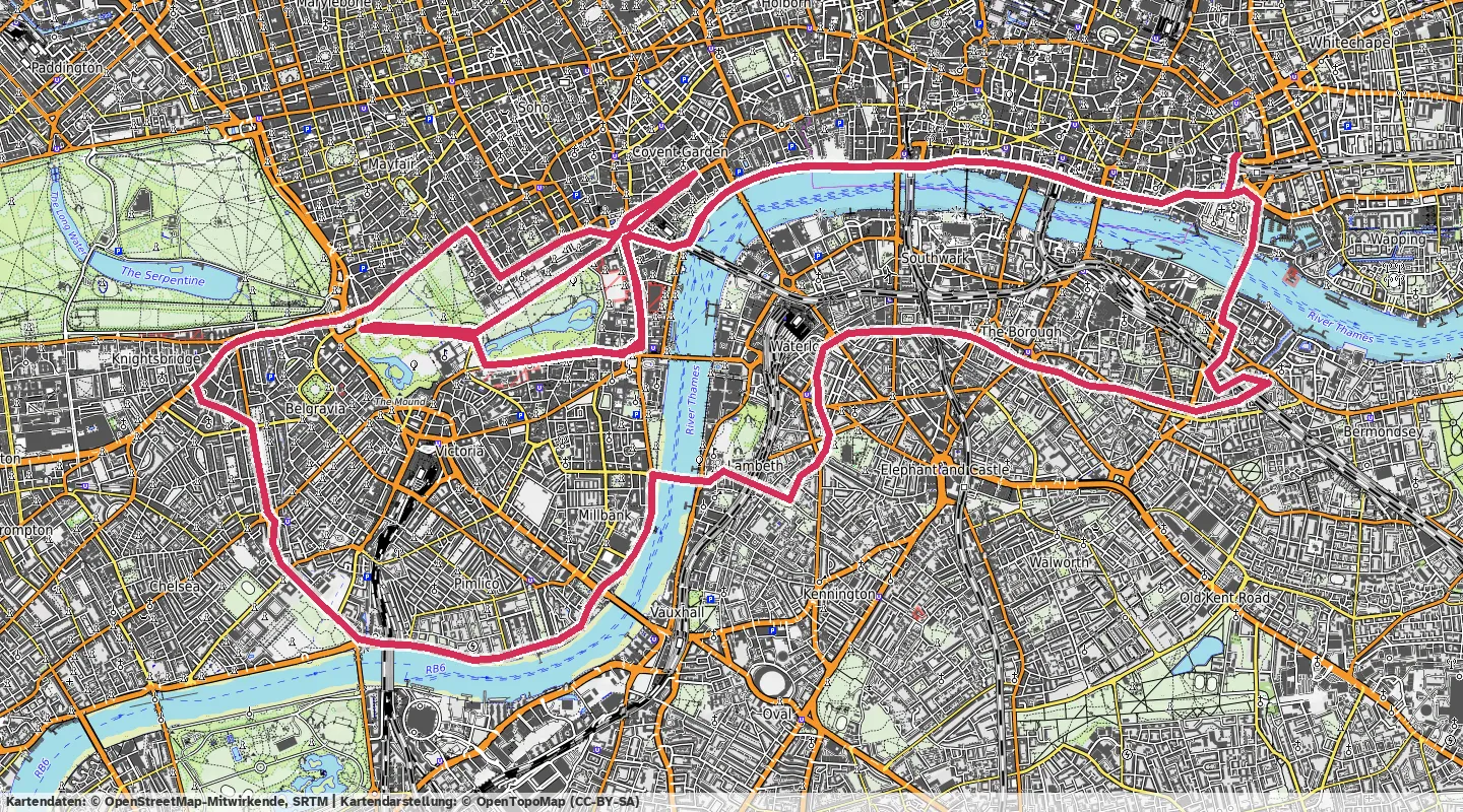 Route map for 🚴‍♂️ ⏰01:00:10 📏28.91km 🛫210m ❤️‍🔥121bpm 🪫112W 🧁388Kcal