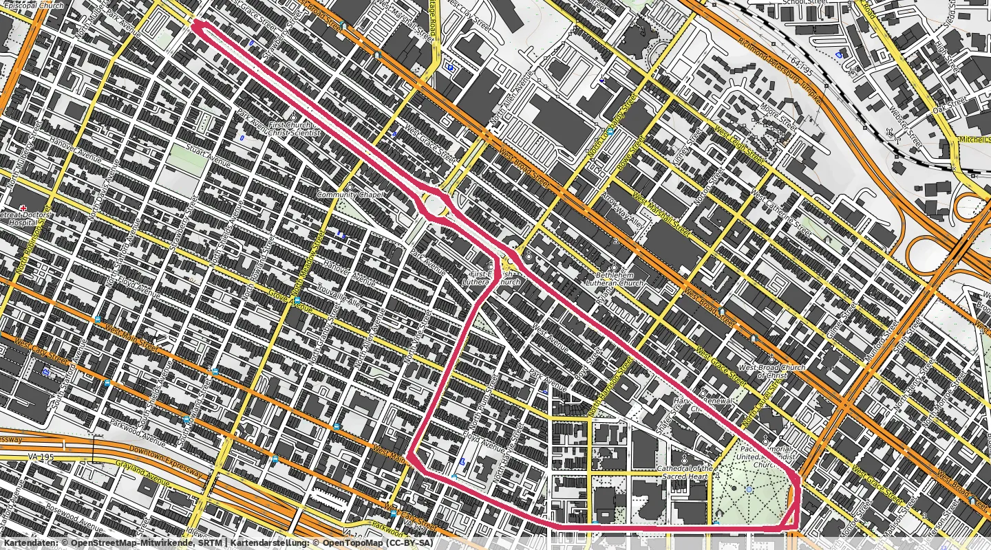 Route map for 🚴‍♂️ ⏰00:30:13 📏13.17km 🛫30m ❤️‍🔥127bpm 🪫114W 🧁198Kcal