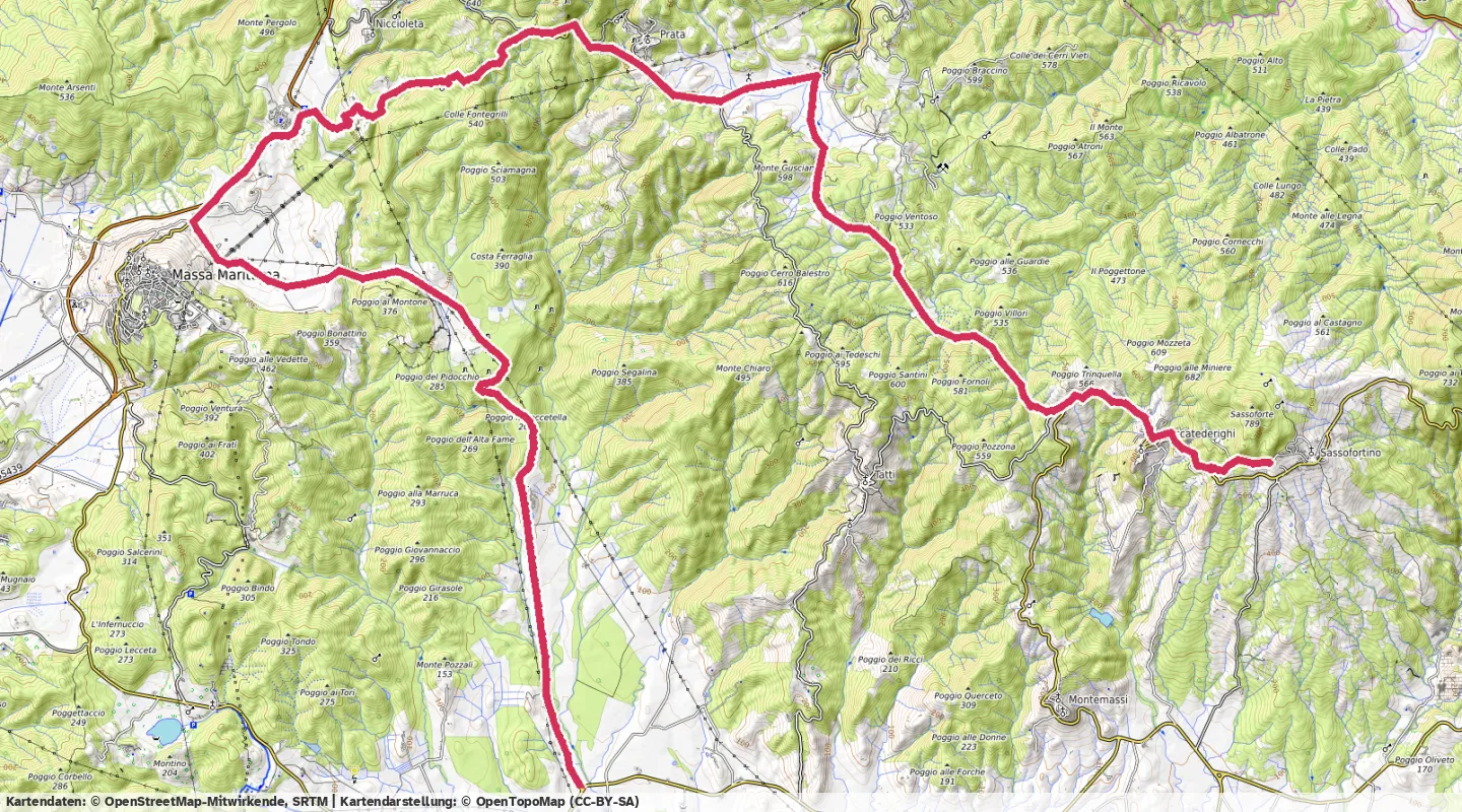 Route map for 🚴‍♂️ ⏰02:08:12 📏38.68km 🛫774m ❤️‍🔥136bpm 🪫148W 🧁1,134Kcal
