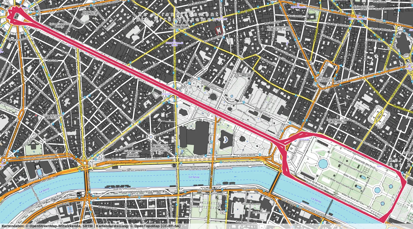 Route map for 🚴‍♂️ ⏰01:00:04 📏29.08km 🛫168m ❤️‍🔥136bpm 🪫137W 🧁472Kcal