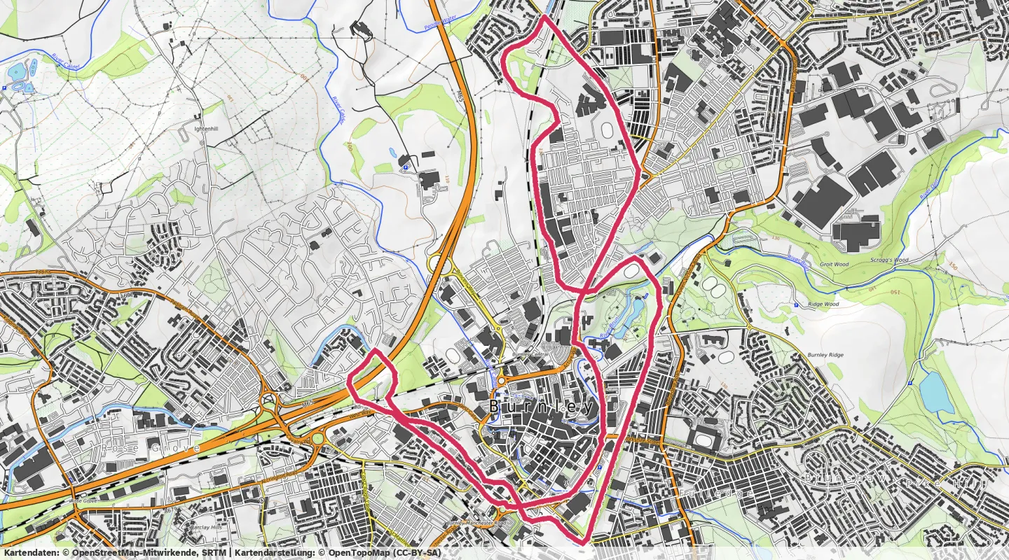 Route map for 🏃‍♂️ ⏰01:07:35 📏11km ⏱️06:08/km 🛫82m ❤️‍🔥167bpm 🧁1394Kcal