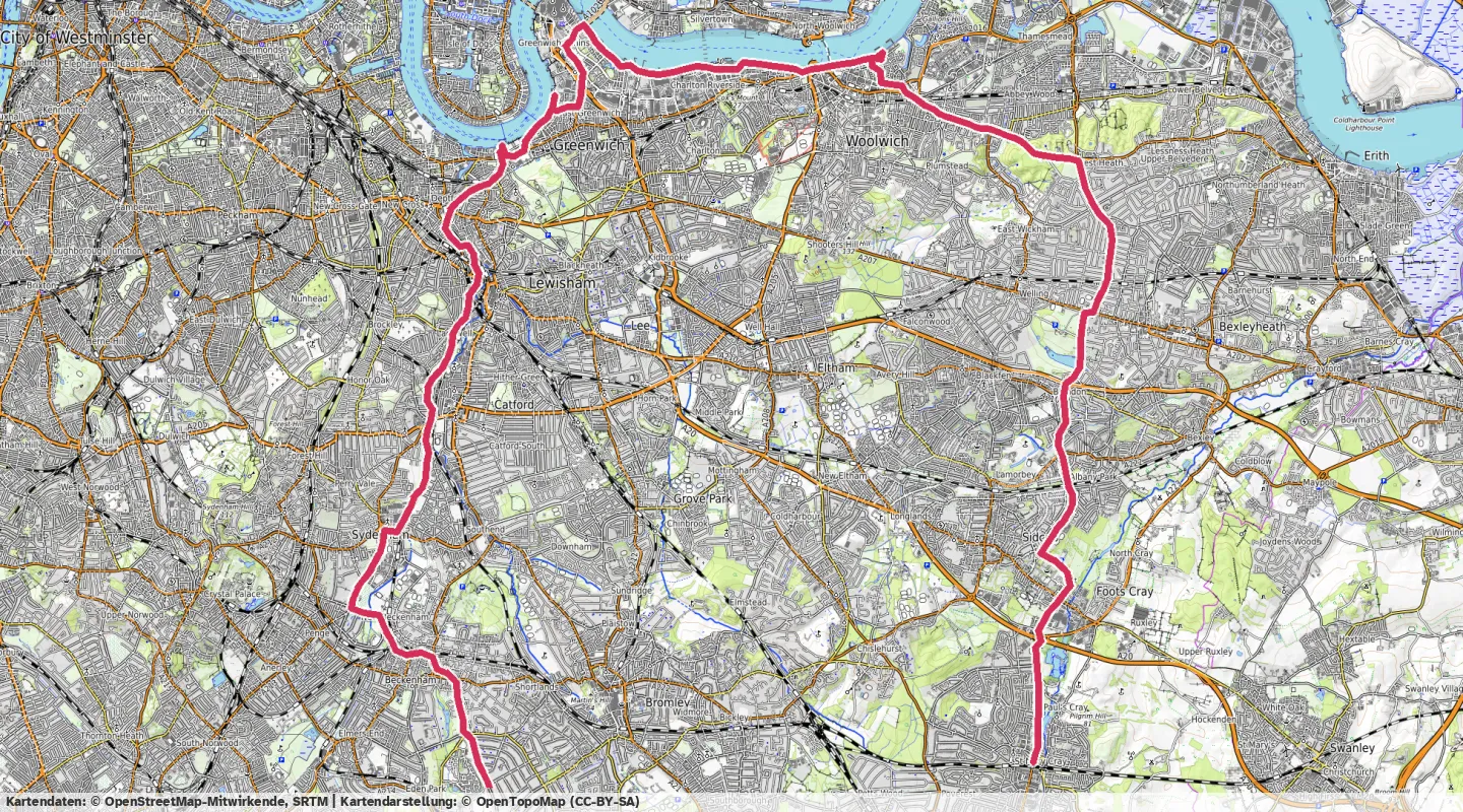 Route map for 🚴‍♂️ ⏰01:20:18 📏39.72km 🛫216m ❤️‍🔥144bpm 🪫138W 🧁635Kcal