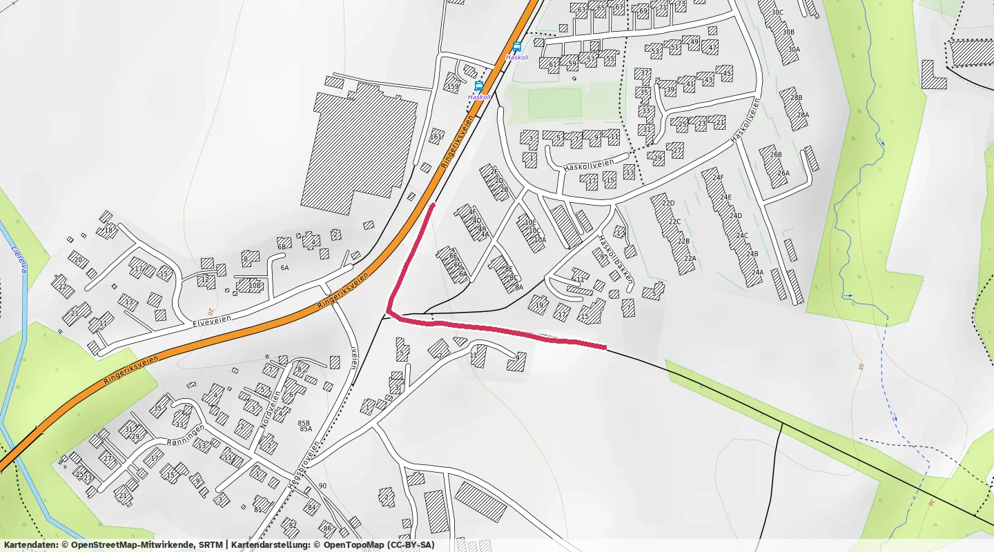 Route map for 🏃‍♂️ ⏰00:01:39 📏0.29km ⏱️5:36/km 🧁25Kcal