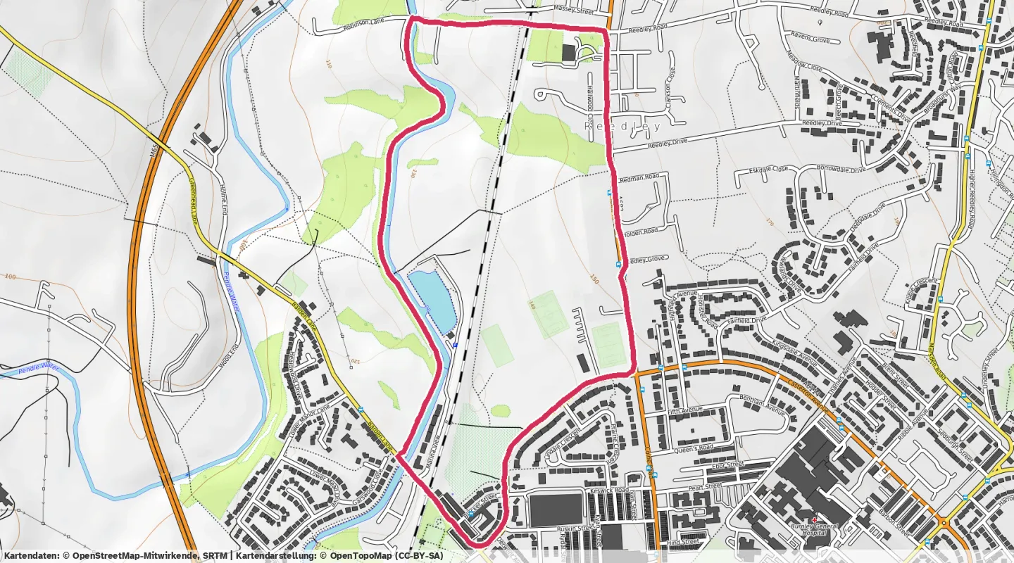 Route map for 🏃‍♂️ ⏰00:22:15 📏3.55km ⏱️06:17/km 🛫23m ❤️‍🔥155bpm 🧁371Kcal