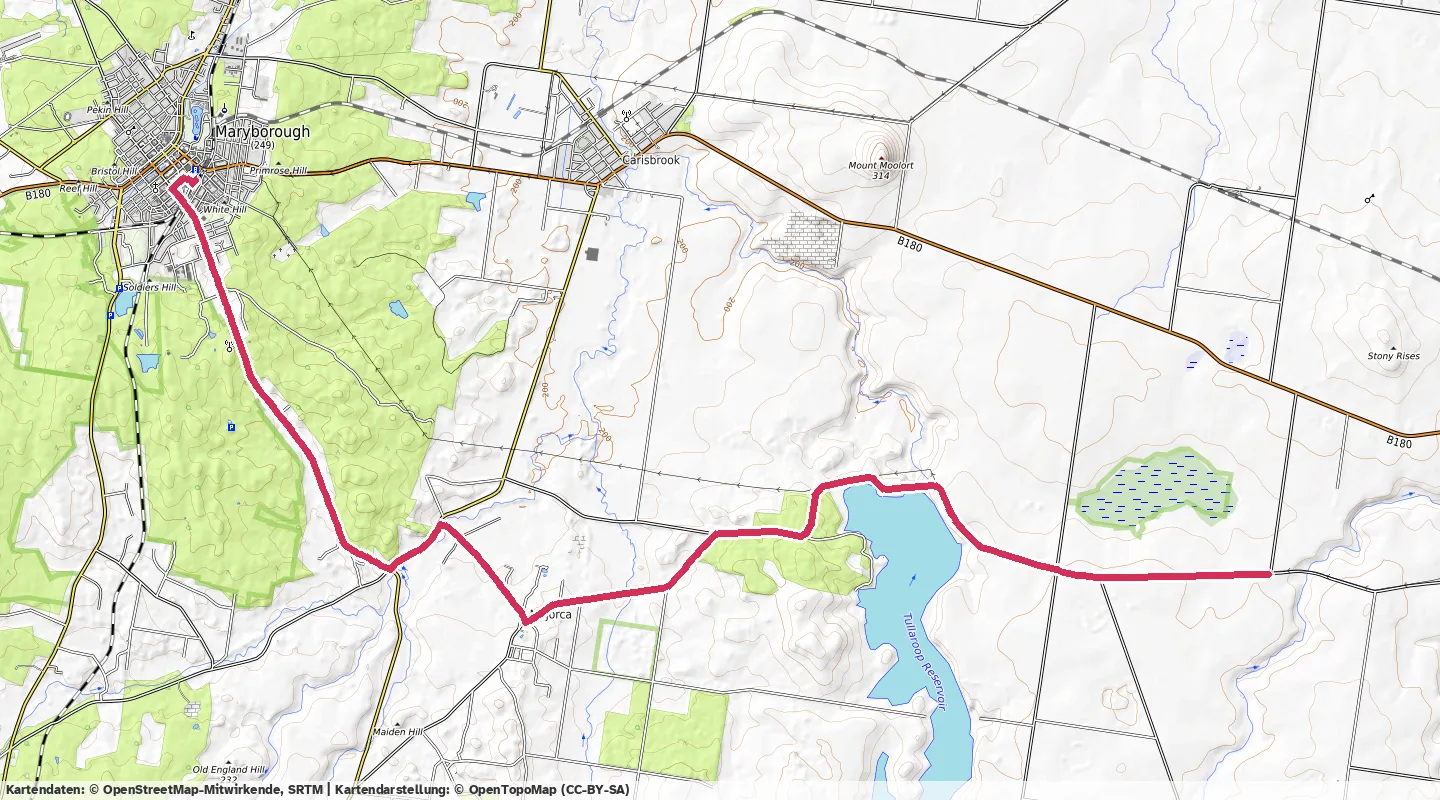 Route map for 🚴‍♂️ ⏰00:46:53 📏23.64km 🛫226m ❤️‍🔥155bpm 🪫173W 🧁465Kcal