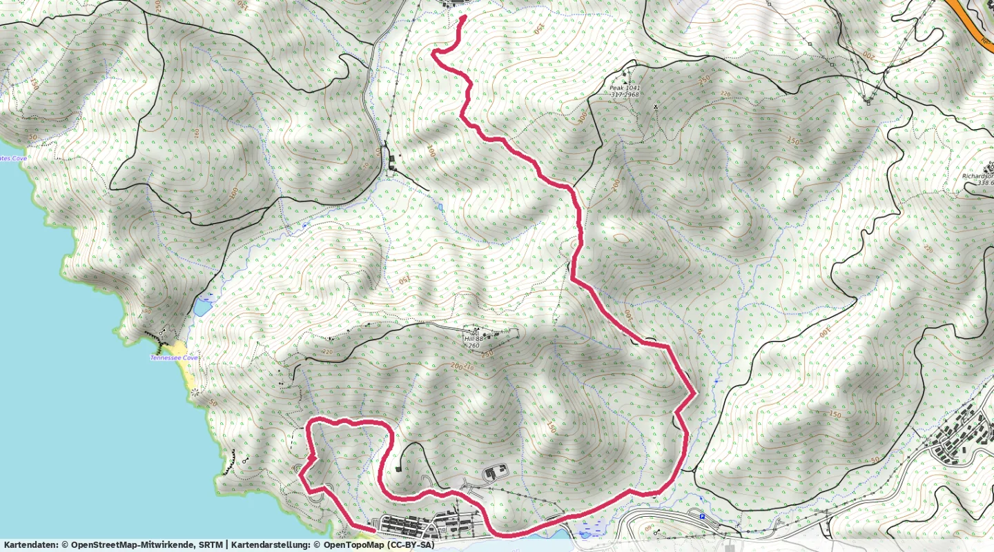 Route map for 🚴‍♂️ ⏰00:29:09 📏8.14km 🛫245m ❤️‍🔥153bpm 🪫150W 🧁251Kcal