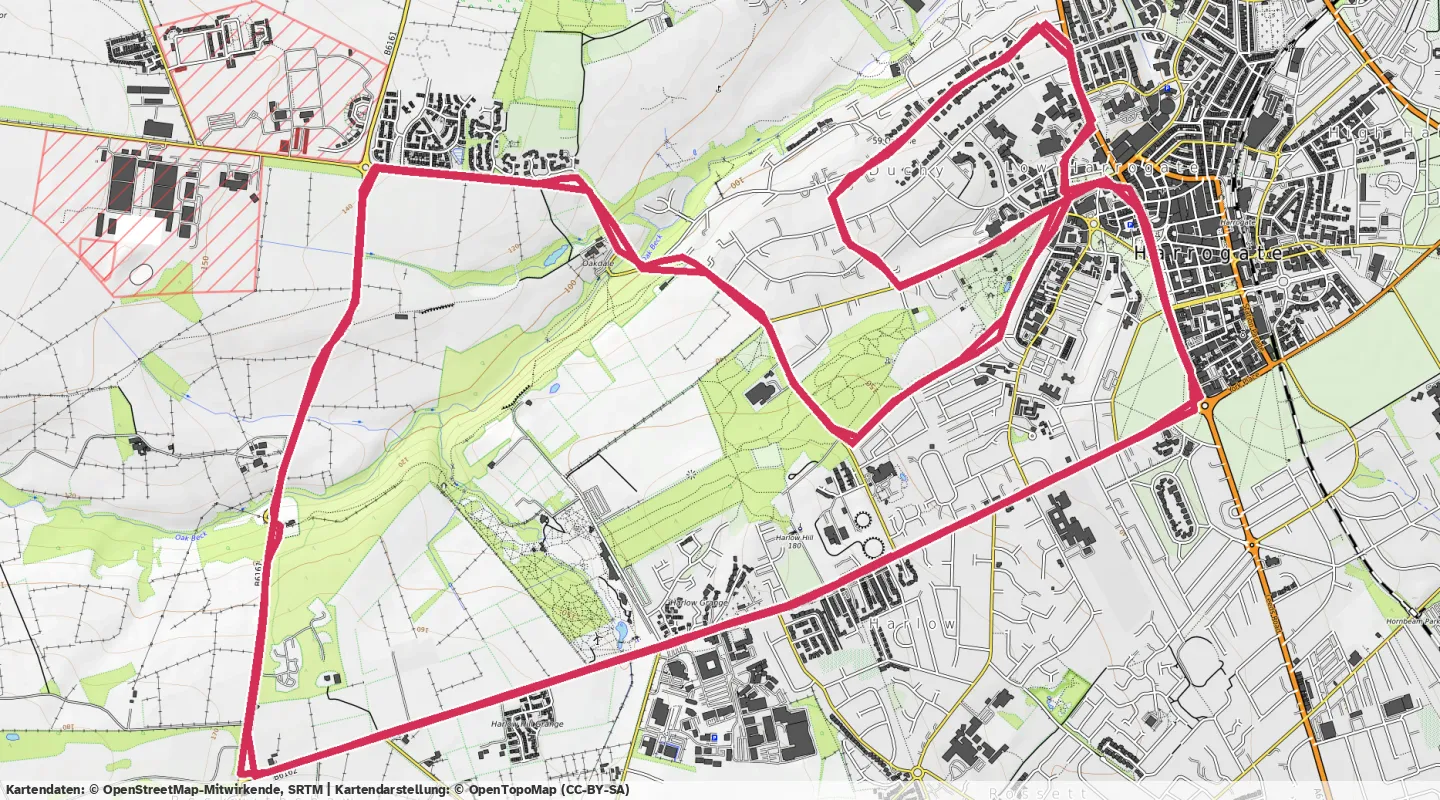 Route map for 🚴‍♂️ ⏰01:00:56 📏28.03km 🛫490m ❤️‍🔥164bpm 🪫189W 🧁666Kcal