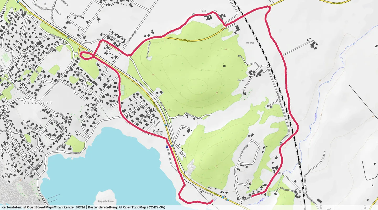 Route map for 🚴‍♂️ ⏰00:10:01 📏4.83km 🛫29m ❤️‍🔥137bpm 🪫137W 🧁78Kcal