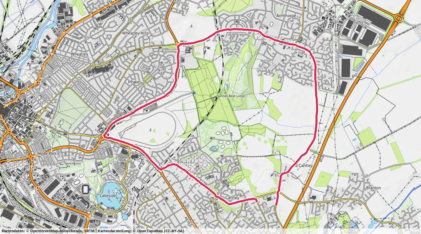 Route map for 🏃‍♂️ ⏰01:10:12 📏12.19km ⏱️5:45/km 🛫52m 🧁1,208Kcal