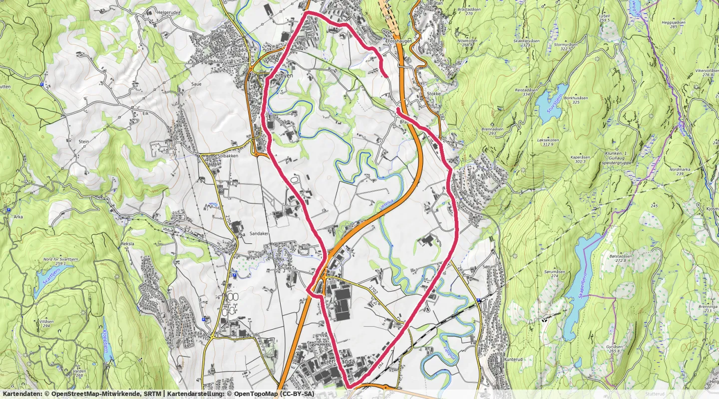 Route map for 🏃‍♂️ ⏰00:55:10 📏10.48km ⏱️5:15/km 🛫86m 🧁929Kcal
