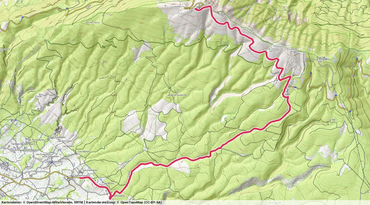 Route map for 🚴‍♂️ ⏰02:16:30 📏17.12km 🛫1400m ❤️‍🔥171bpm 🪫161W 🧁1,316Kcal