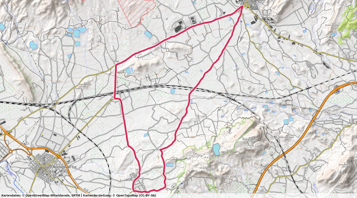 Route map for 🚴‍♂️ ⏰00:44:39 📏20.41km 🛫162m 🪫142W 🧁423Kcal