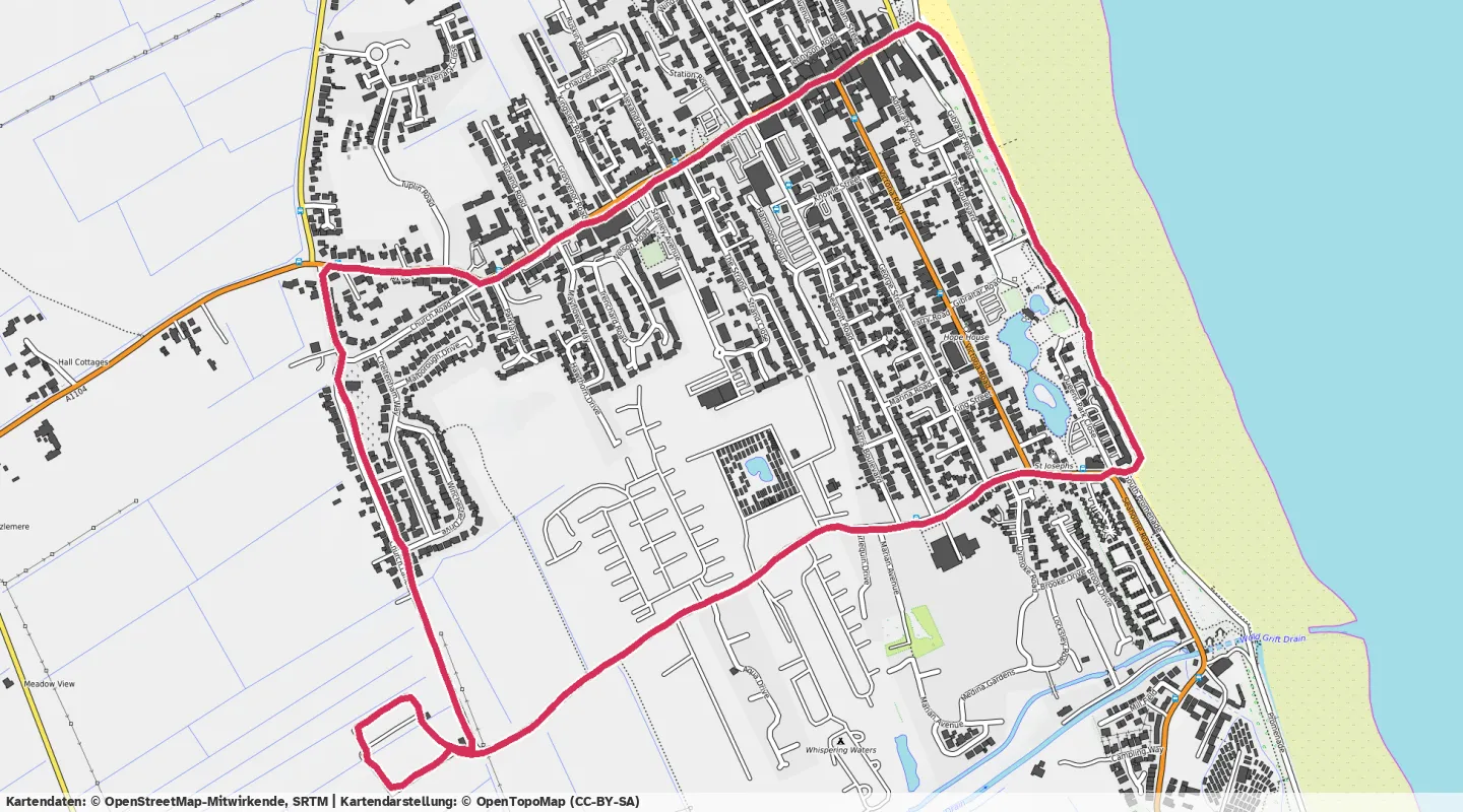 Route map for 🏃‍♂️ ⏰00:32:25 📏5.3km ⏱️06:06/km 🛫13m ❤️‍🔥163bpm 🧁624Kcal